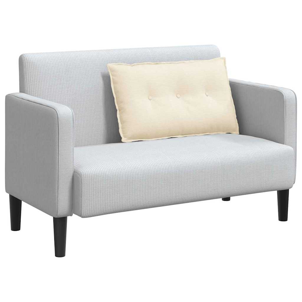 Rückenkissen Creme 80 x 50 cm Cordstoff