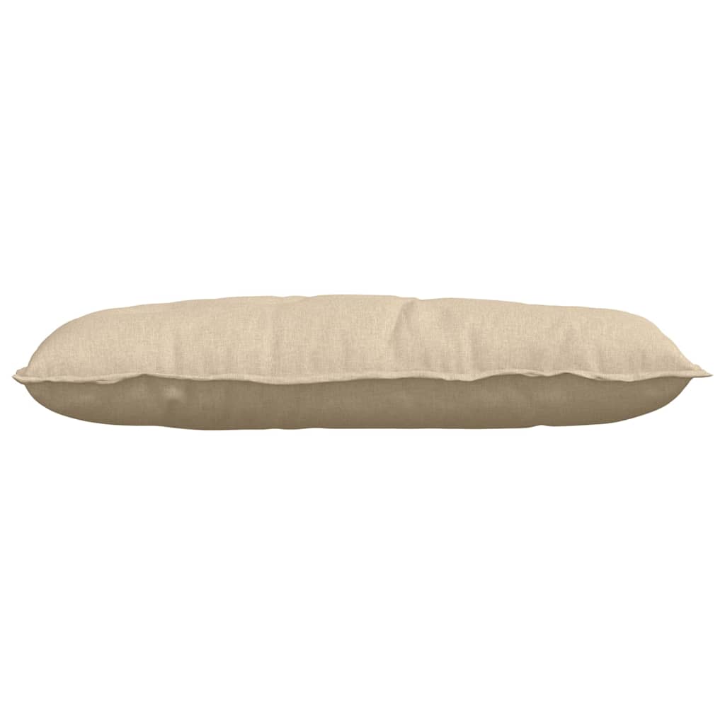 Rückenkissen Creme 100 x 19 x 50 cm Stoff