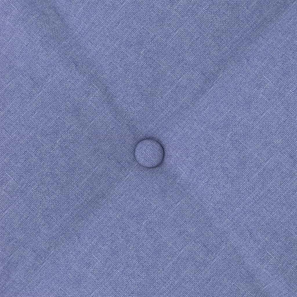 Rückenkissen Jeans blau 100 x 19 x 50 cm Stoff