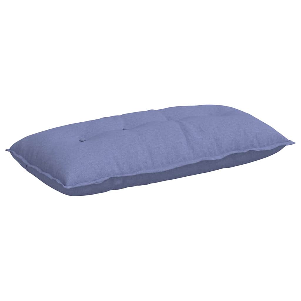 Rückenkissen Jeans blau 100 x 19 x 50 cm Stoff