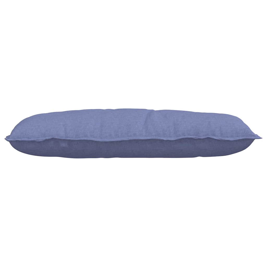 Rückenkissen Jeans blau 100 x 19 x 50 cm Stoff