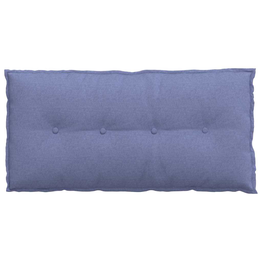 Rückenkissen Jeans blau 100 x 19 x 50 cm Stoff