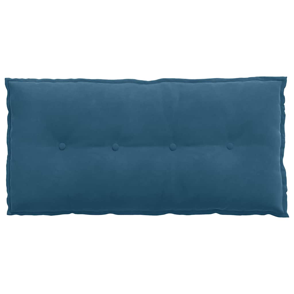 Rückenkissen Blau 100 x 50 cm Cordstoff