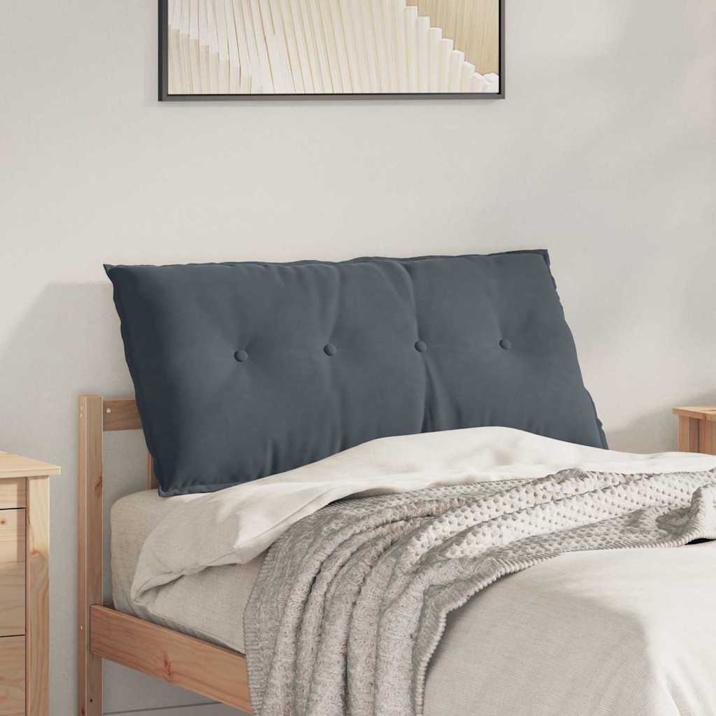 Rückenkissen Dunkelgrau 100 x 50 cm Cordstoff