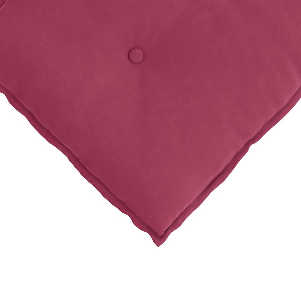 Rückenkissen Weinrot 100 x 50 cm Cordstoff