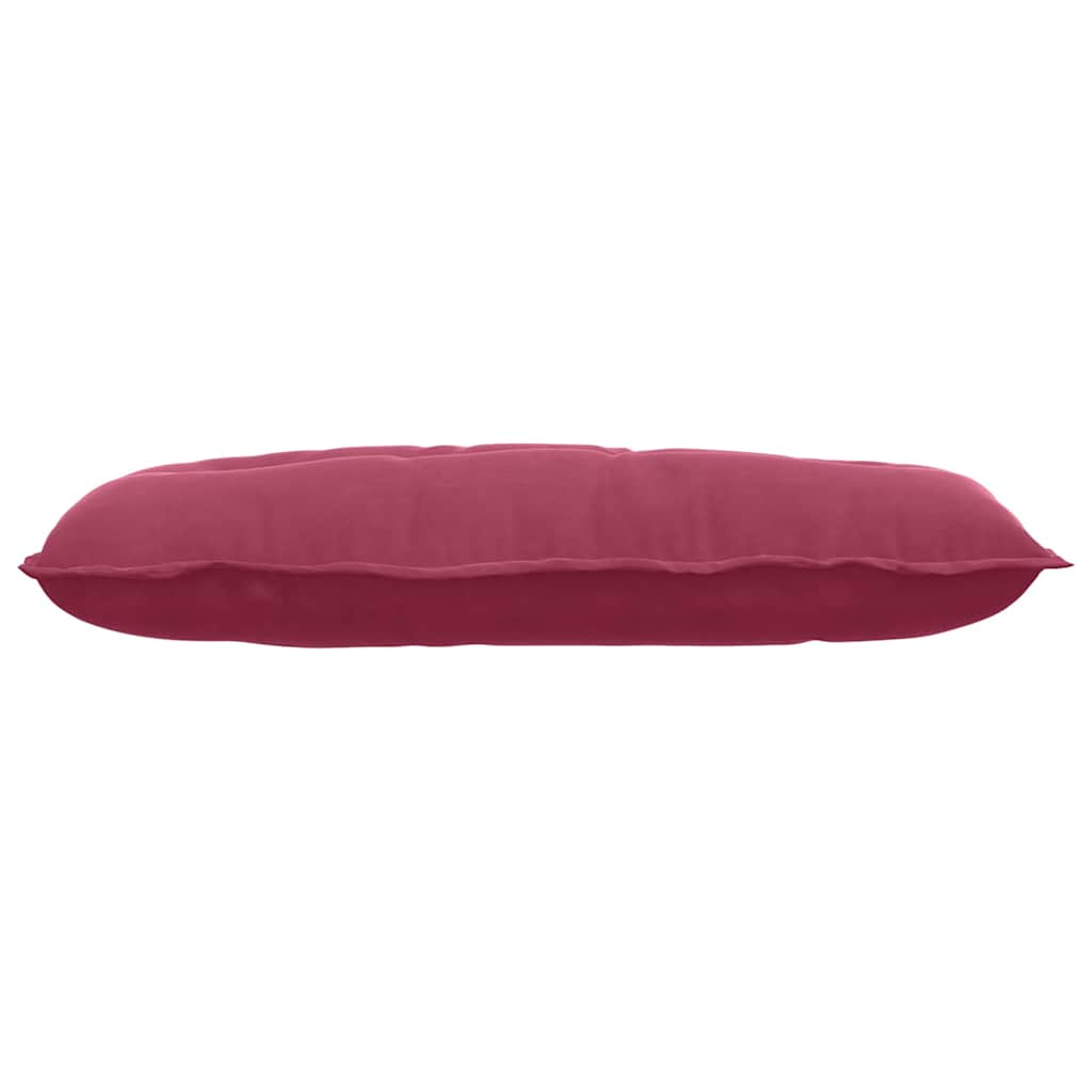 Rückenkissen Weinrot 100 x 50 cm Cordstoff