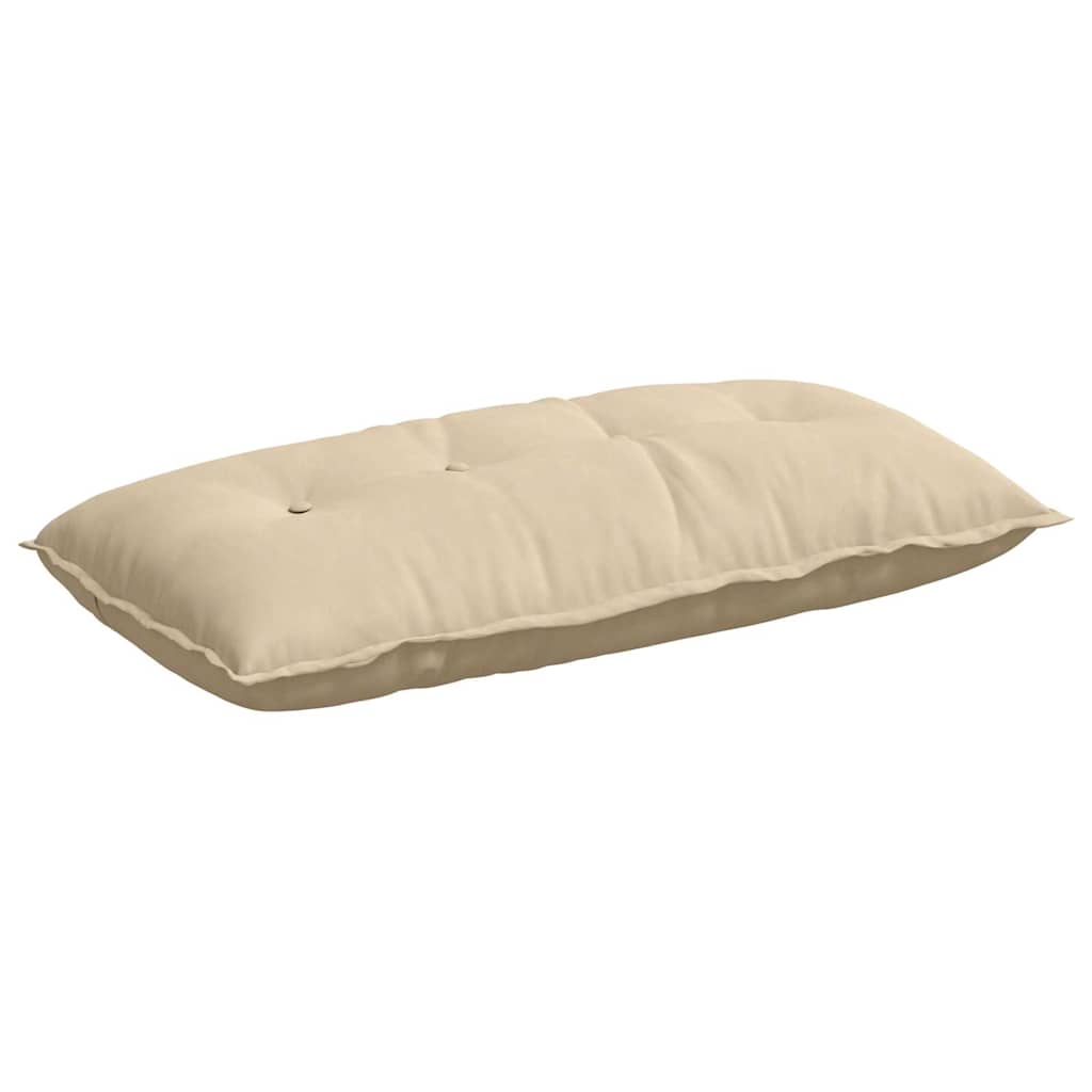 Rückenkissen Creme 100 x 50 cm Mikrofaserstoff