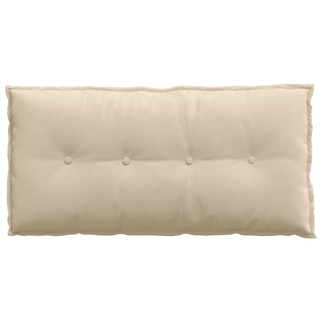 Rückenkissen Creme 100 x 50 cm Mikrofaserstoff