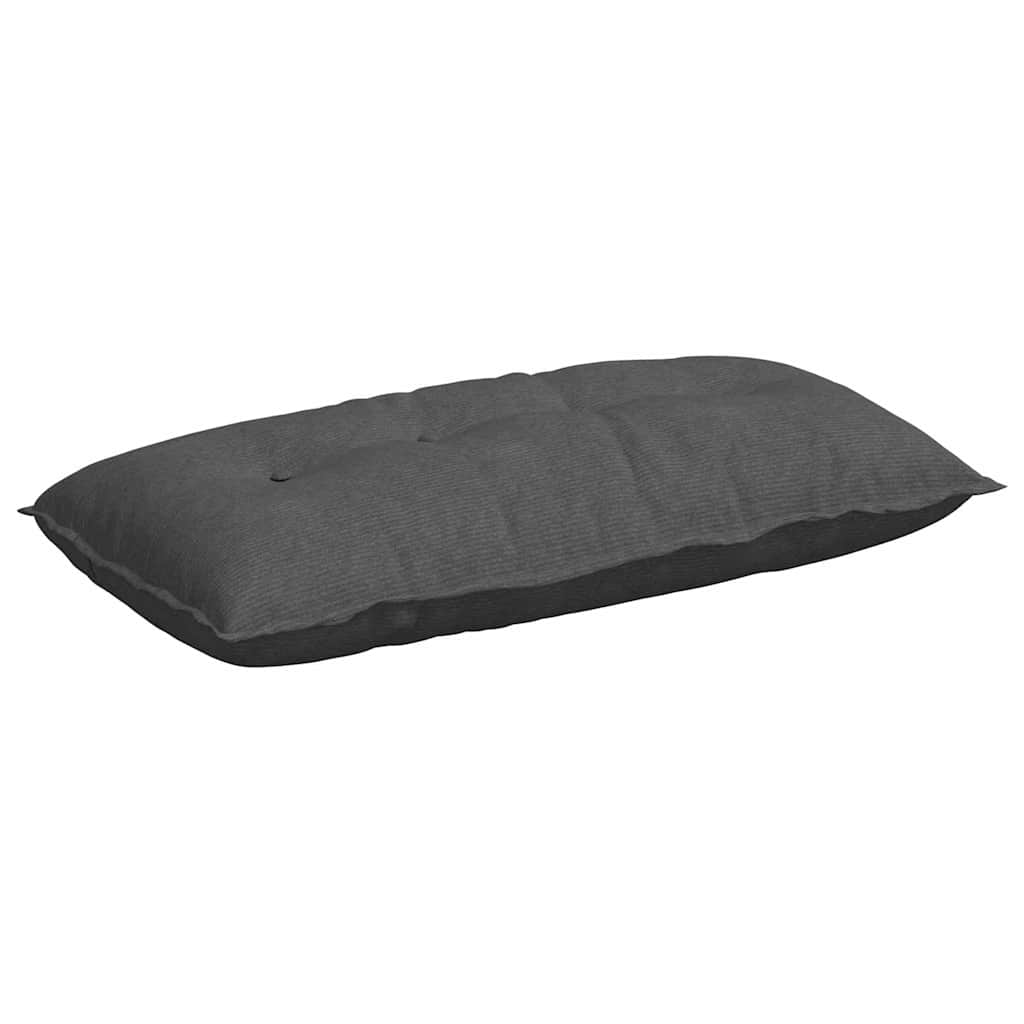 Rückenkissen Dunkelgrau 100 x 50 cm Cordstoff
