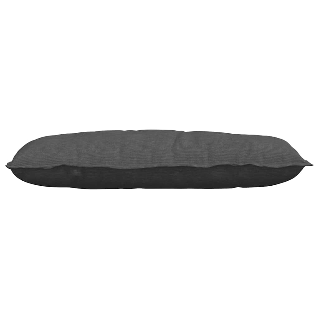 Rückenkissen Dunkelgrau 100 x 50 cm Cordstoff