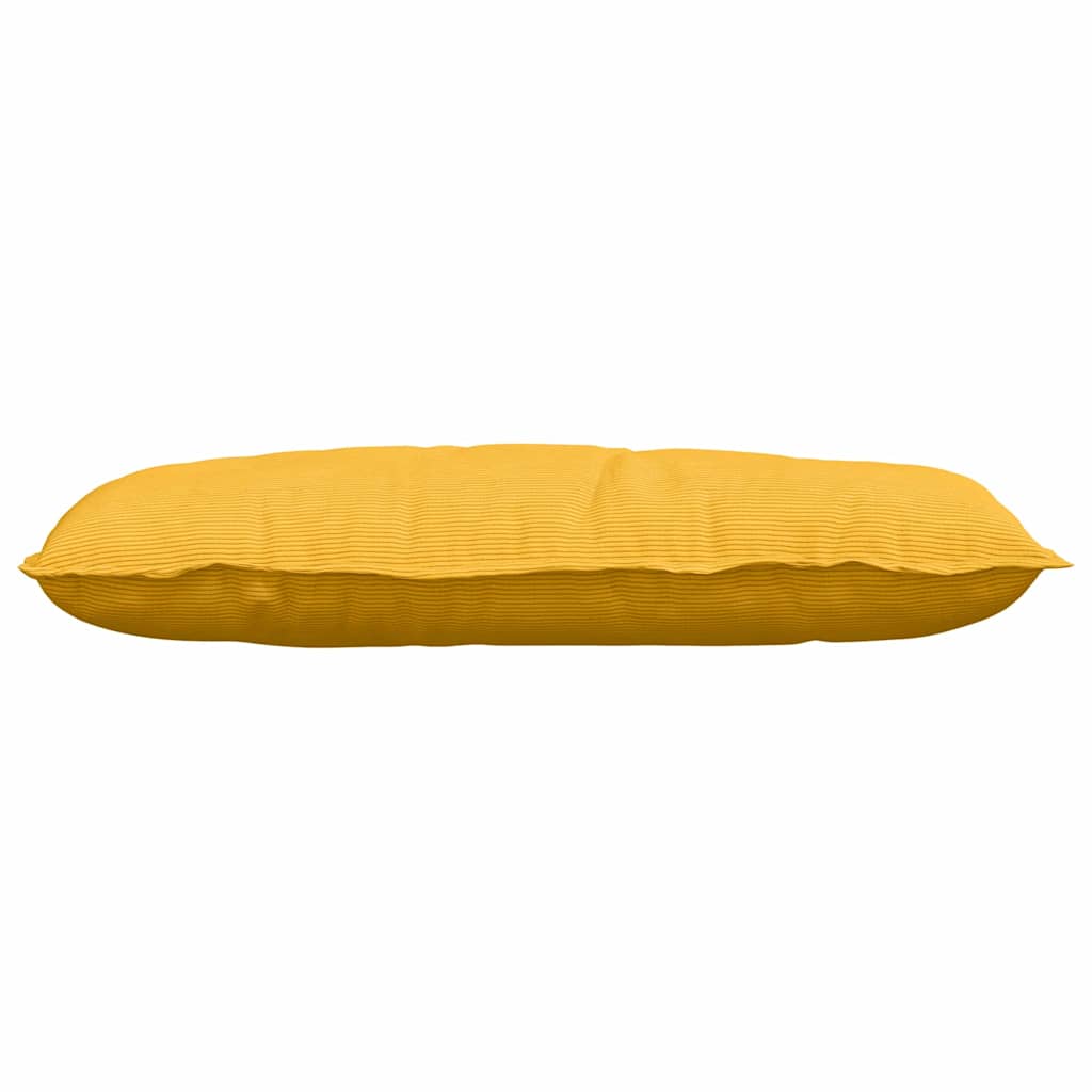 Rückenkissen Helles Gelb 100 x 50 cm Cordstoff