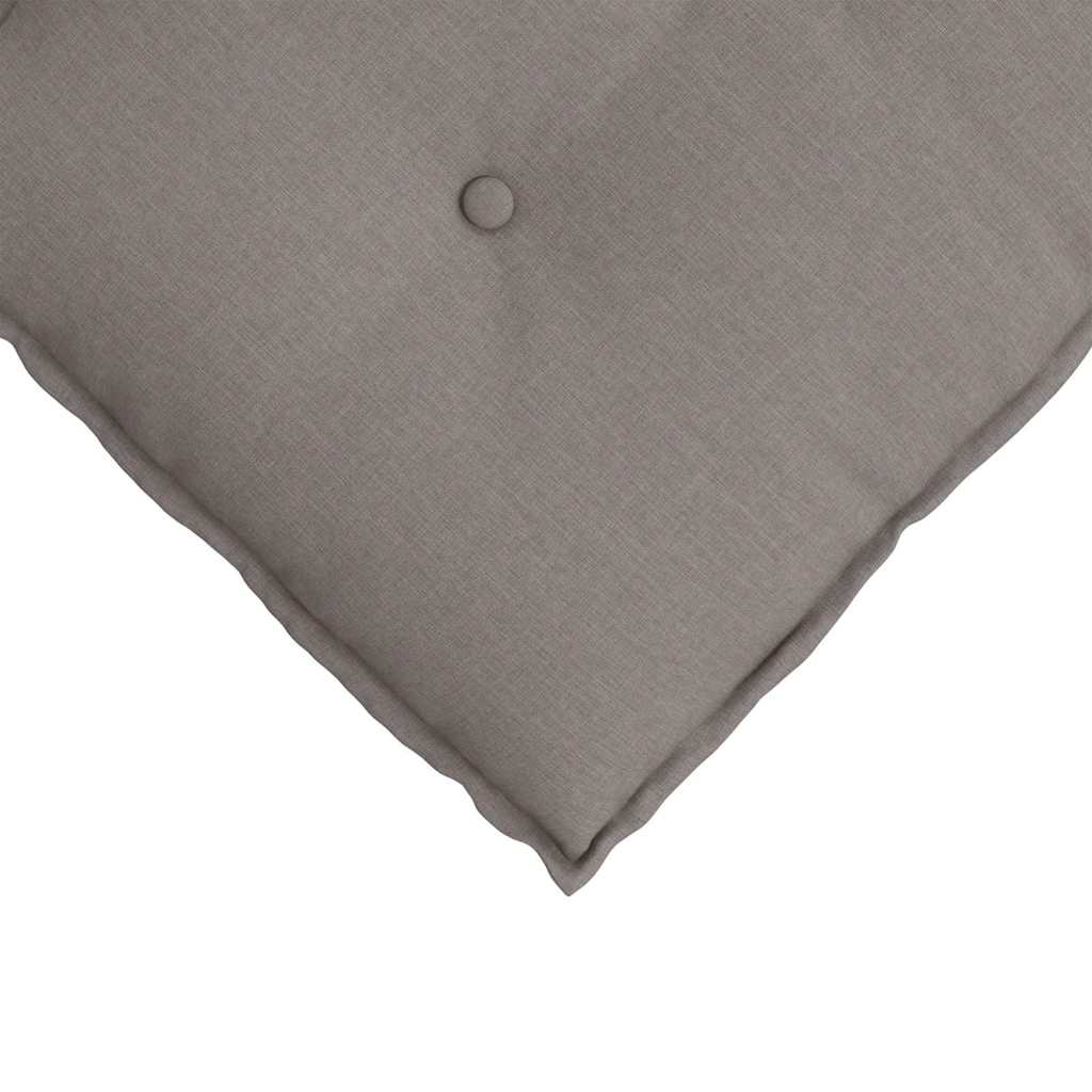 Rückenkissen Taupe 120 x 19 x 50 cm Stoff