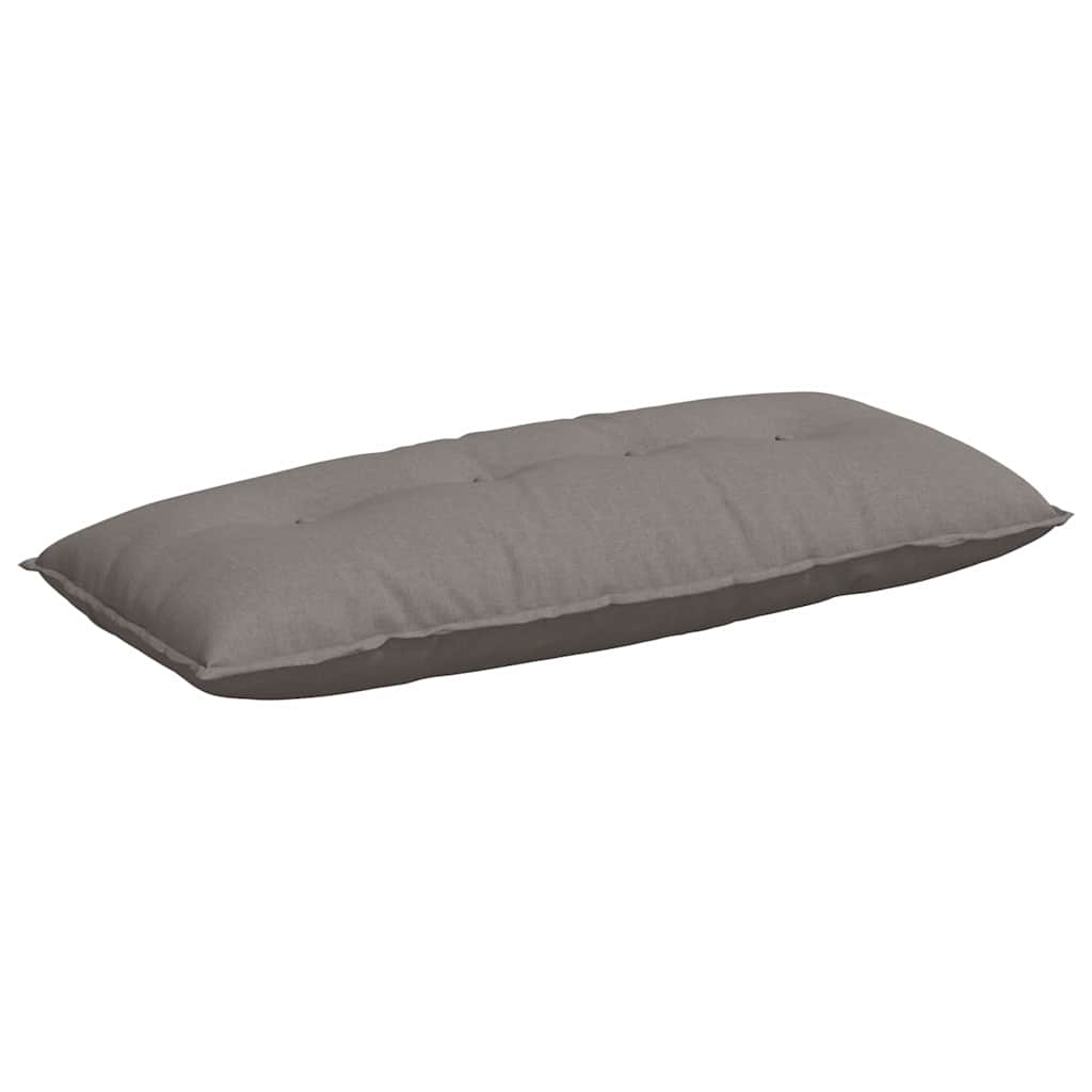 Rückenkissen Taupe 120 x 19 x 50 cm Stoff