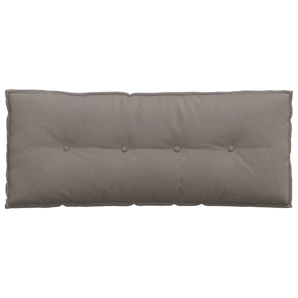 Rückenkissen Taupe 120 x 19 x 50 cm Stoff