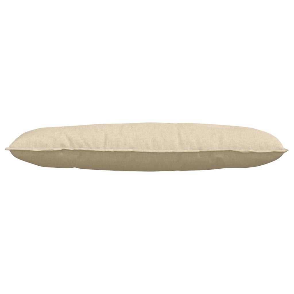 Rückenkissen Creme 120 x 19 x 50 cm Stoff