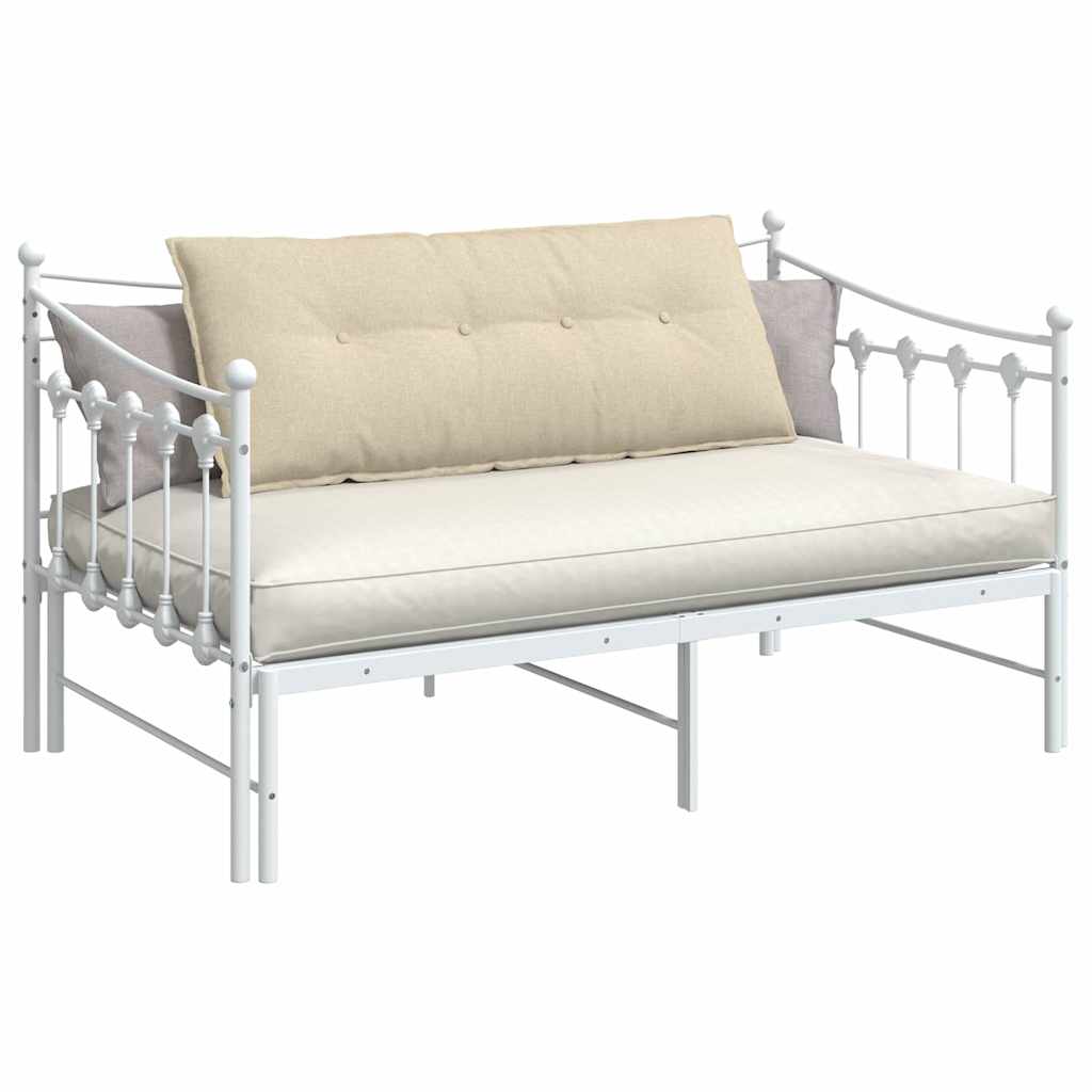 Rückenkissen Creme 120 x 19 x 50 cm Stoff