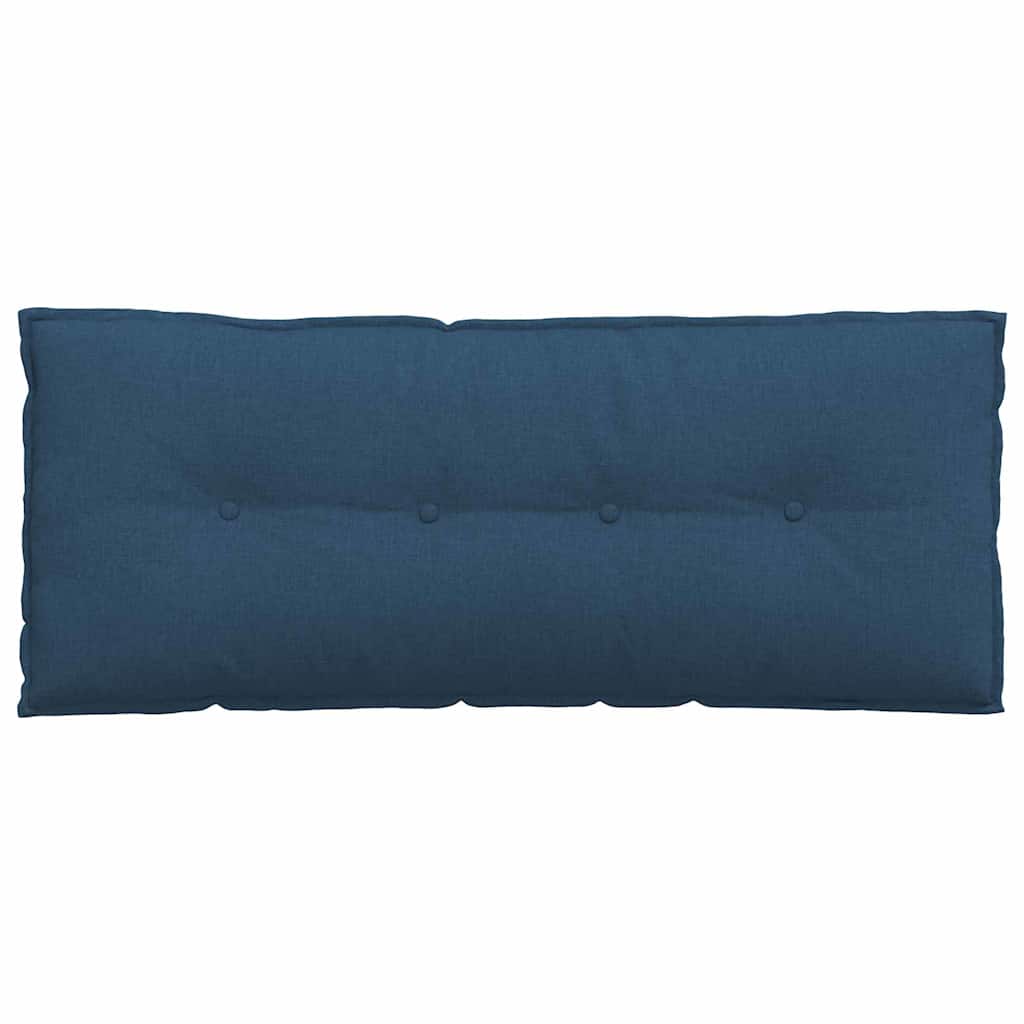 Rückenkissen Blau 120 x 19 x 50 cm Stoff