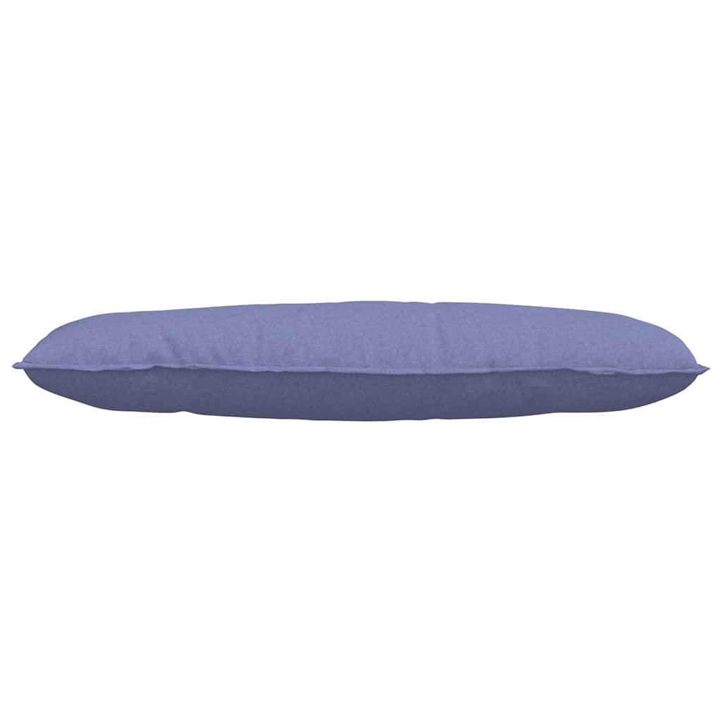 Rückenkissen Jeans blau 120 x 19 x 50 cm Stoff