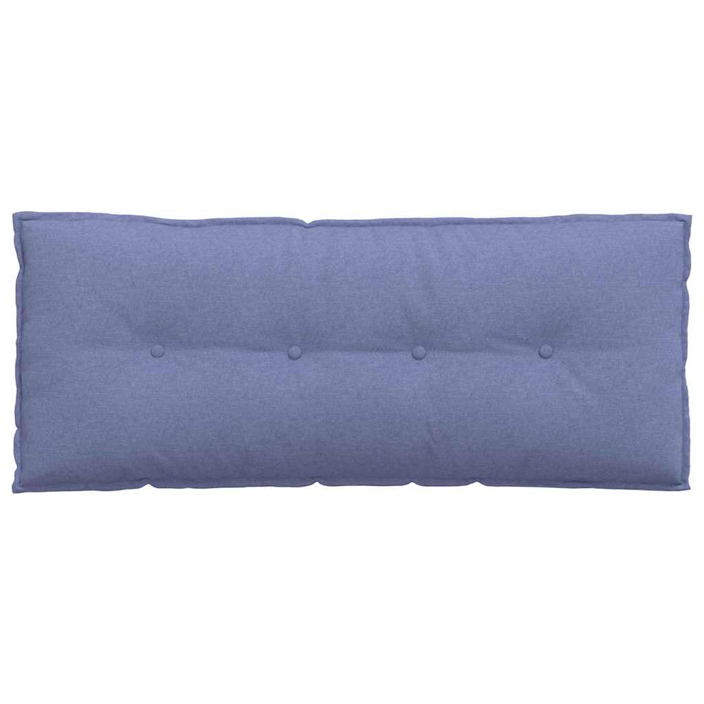 Rückenkissen Jeans blau 120 x 19 x 50 cm Stoff