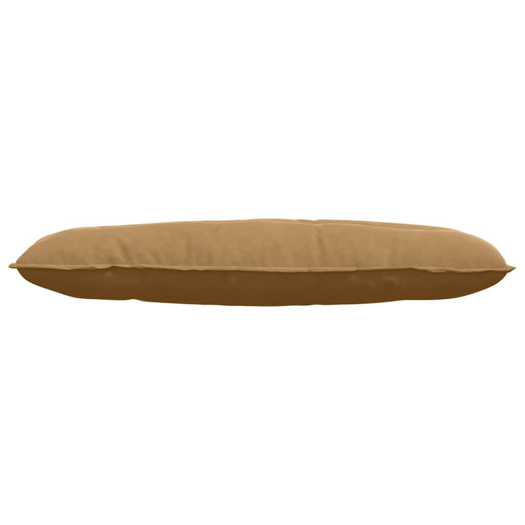 Rückenkissen Braun 120 x 50 cm Cordstoff