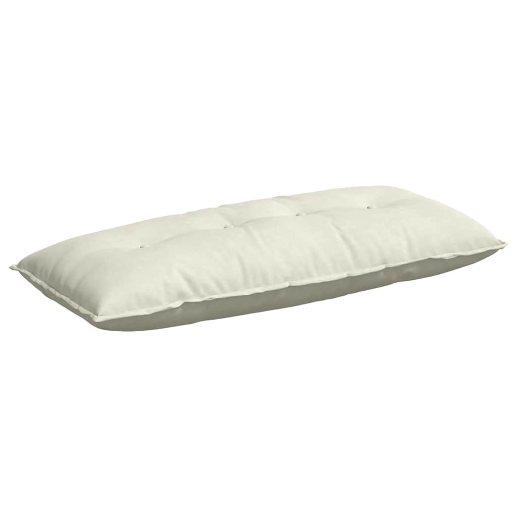Rückenkissen Creme 120 x 50 cm Cordstoff