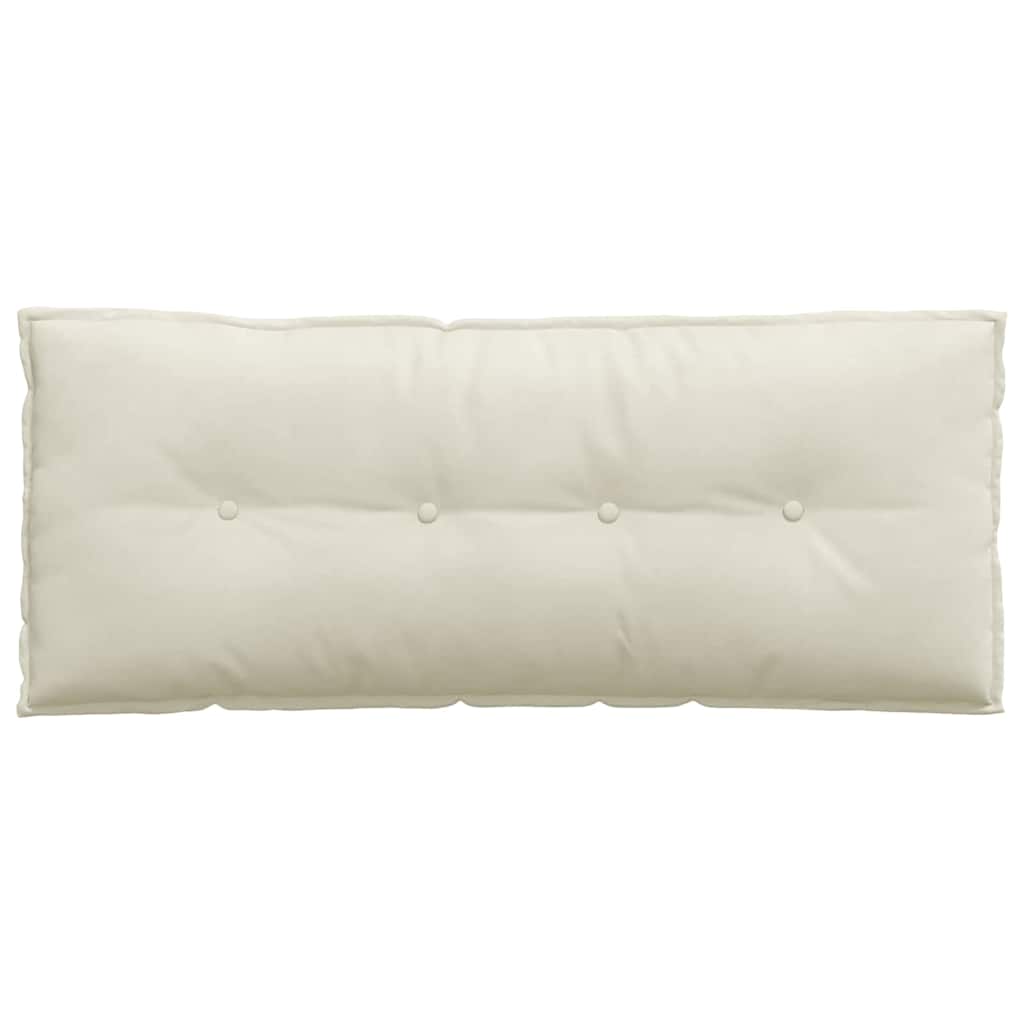 Rückenkissen Creme 120 x 50 cm Cordstoff