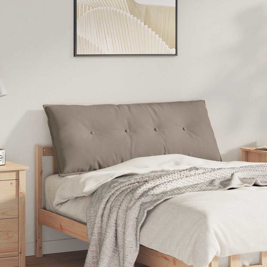 Rückenkissen Taupe 120 x 50 cm Mikrofaserstoff