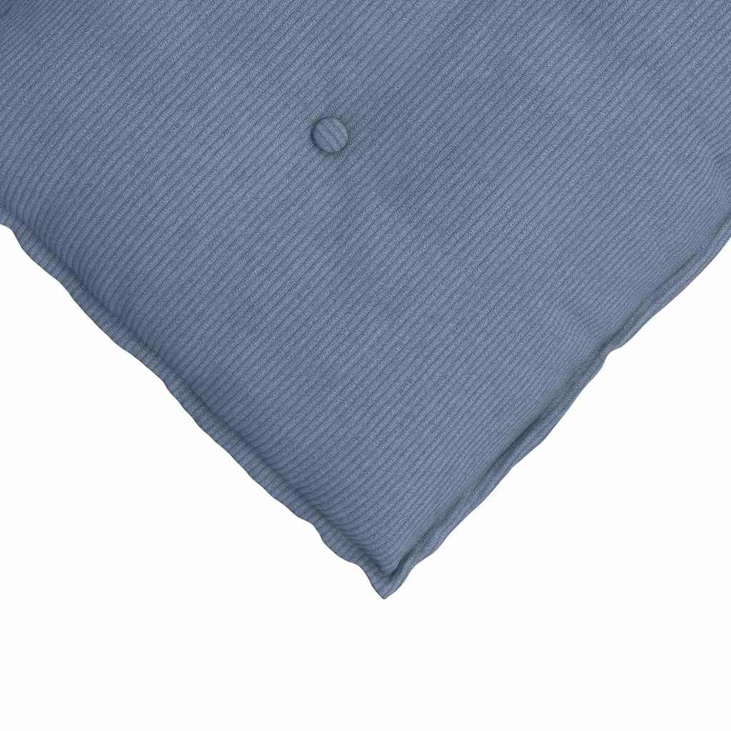 Rückenkissen Blau 120 x 50 cm Cordstoff