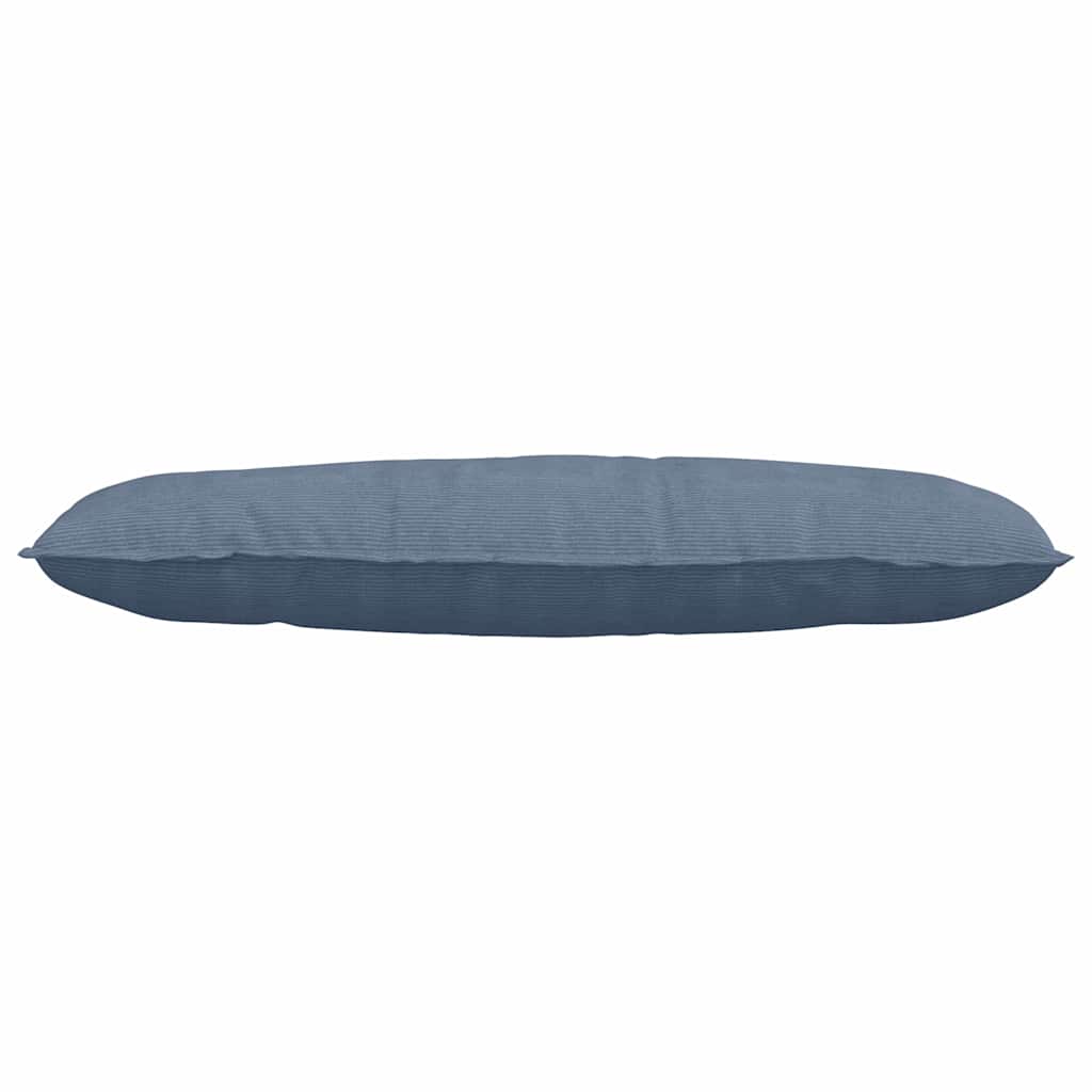 Rückenkissen Blau 120 x 50 cm Cordstoff