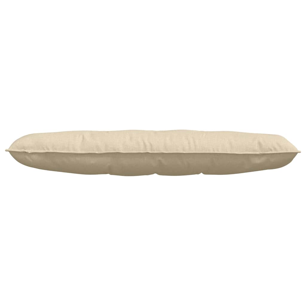 Rückenkissen Creme 140 x 19 x 50 cm Stoff