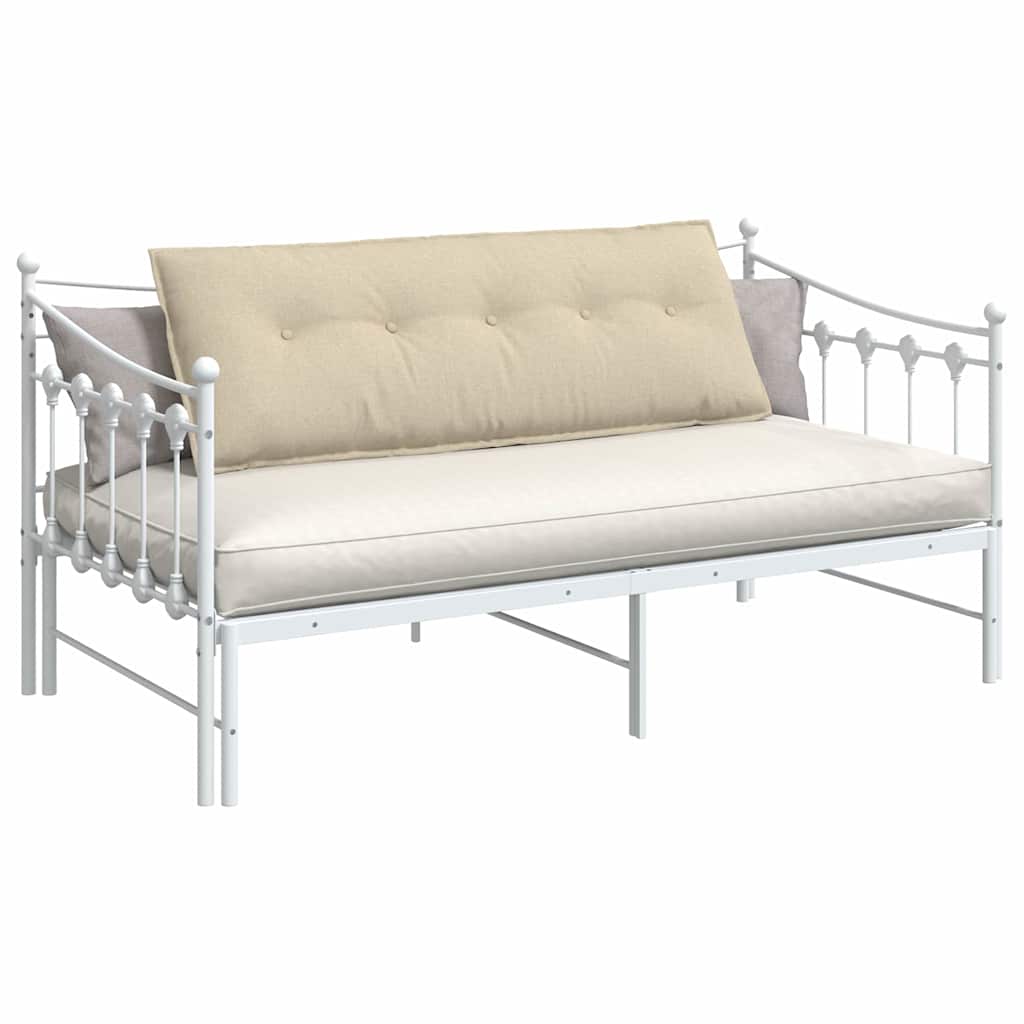 Rückenkissen Creme 140 x 19 x 50 cm Stoff