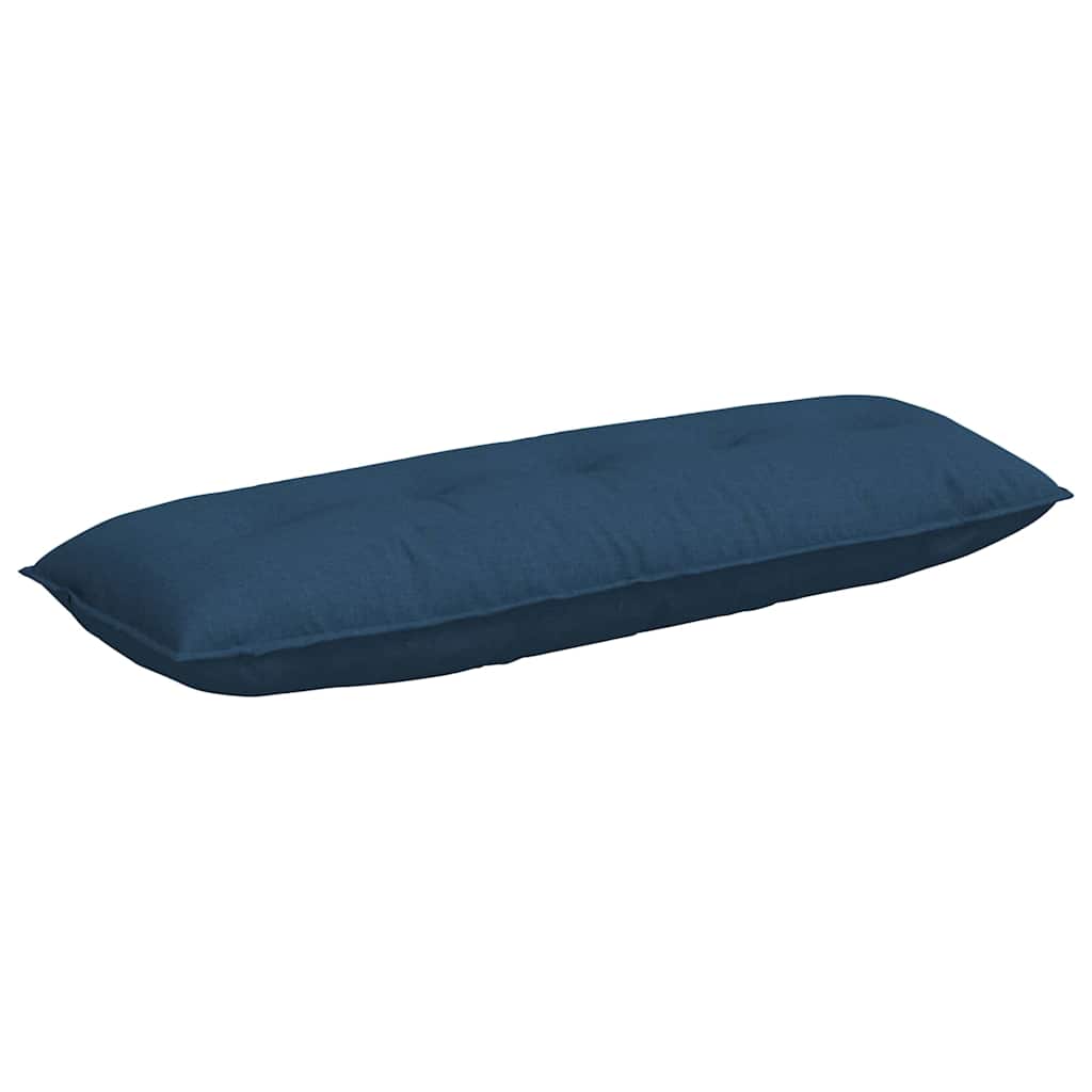 Rückenkissen Blau 140 x 19 x 50 cm Stoff