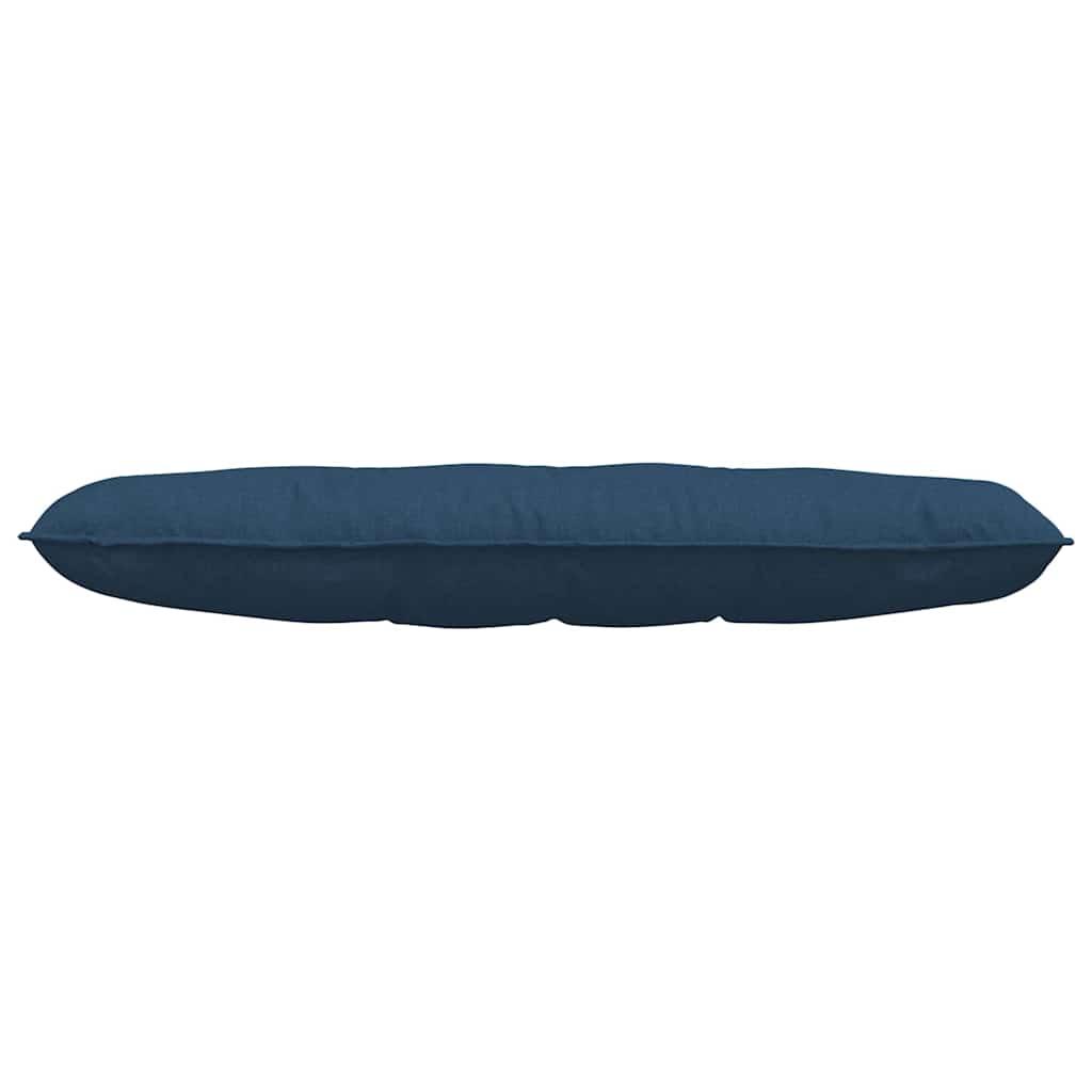 Rückenkissen Blau 140 x 19 x 50 cm Stoff