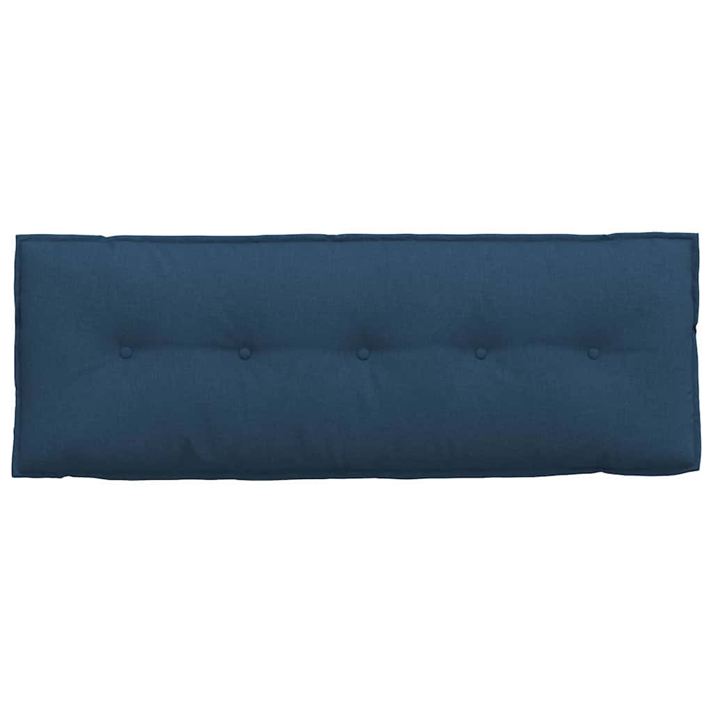 Rückenkissen Blau 140 x 19 x 50 cm Stoff