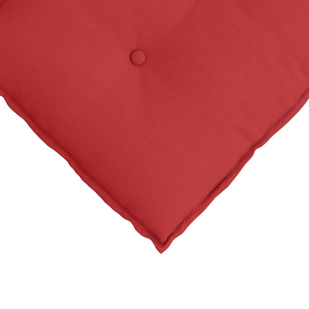 Rückenkissen Rot 140 x 19 x 50 cm Stoff