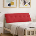 Rückenkissen Rot 140 x 19 x 50 cm Stoff
