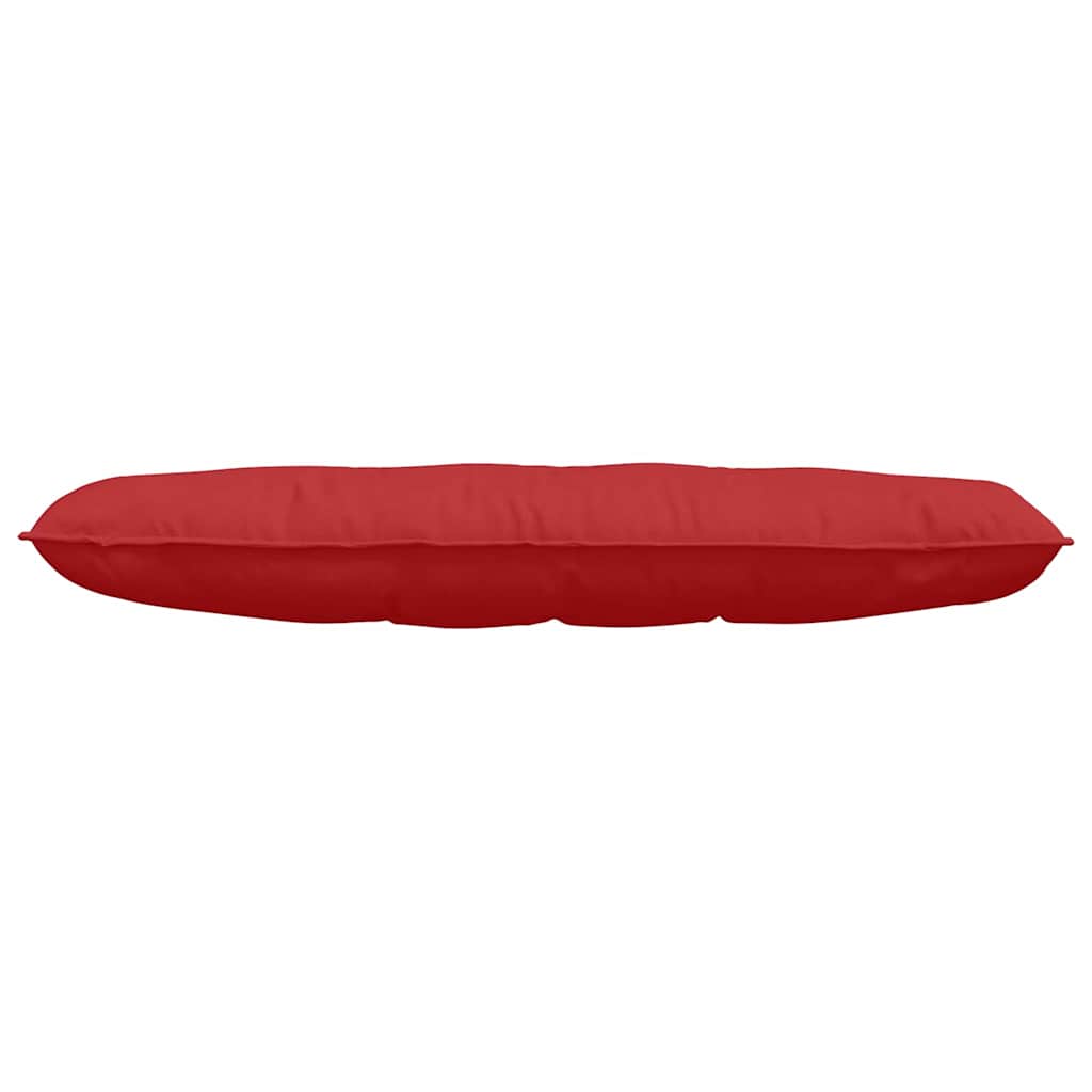 Rückenkissen Rot 140 x 19 x 50 cm Stoff