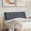 Rückenkissen Dunkelgrau 140 x 50 cm Cordstoff