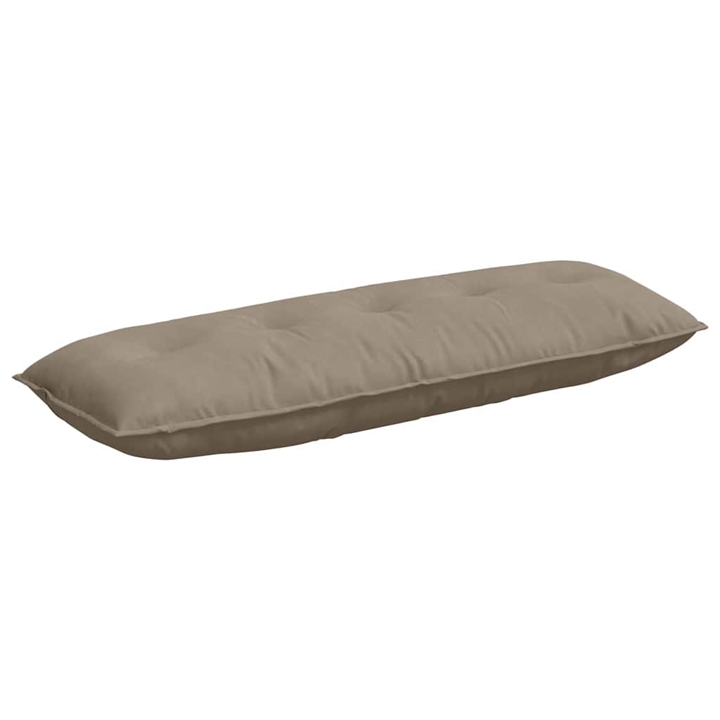 Rückenkissen Taupe 140 x 50 cm Mikrofaserstoff