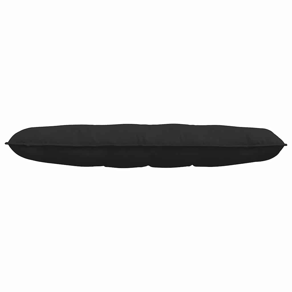 Rückenkissen Schwarz 140 x 50 cm Mikrofaserstoff