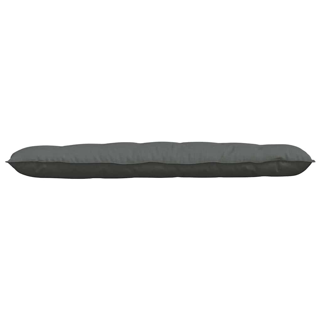 Rückenkissen Dunkelgrau 160 x 19 x 50 cm Stoff