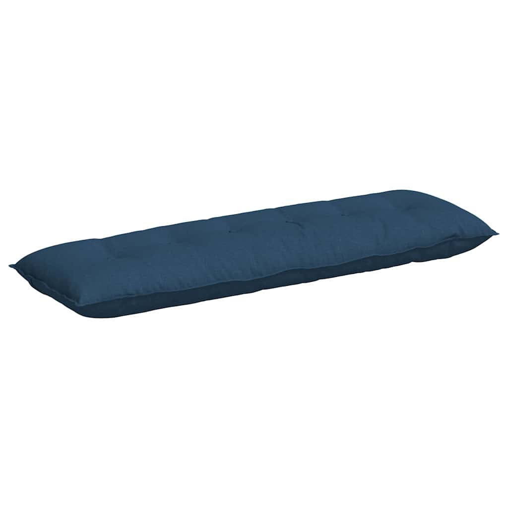 Rückenkissen Blau 160 x 19 x 50 cm Stoff
