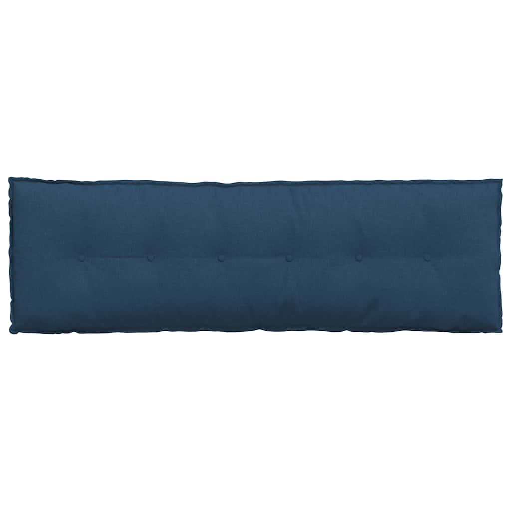 Rückenkissen Blau 160 x 19 x 50 cm Stoff