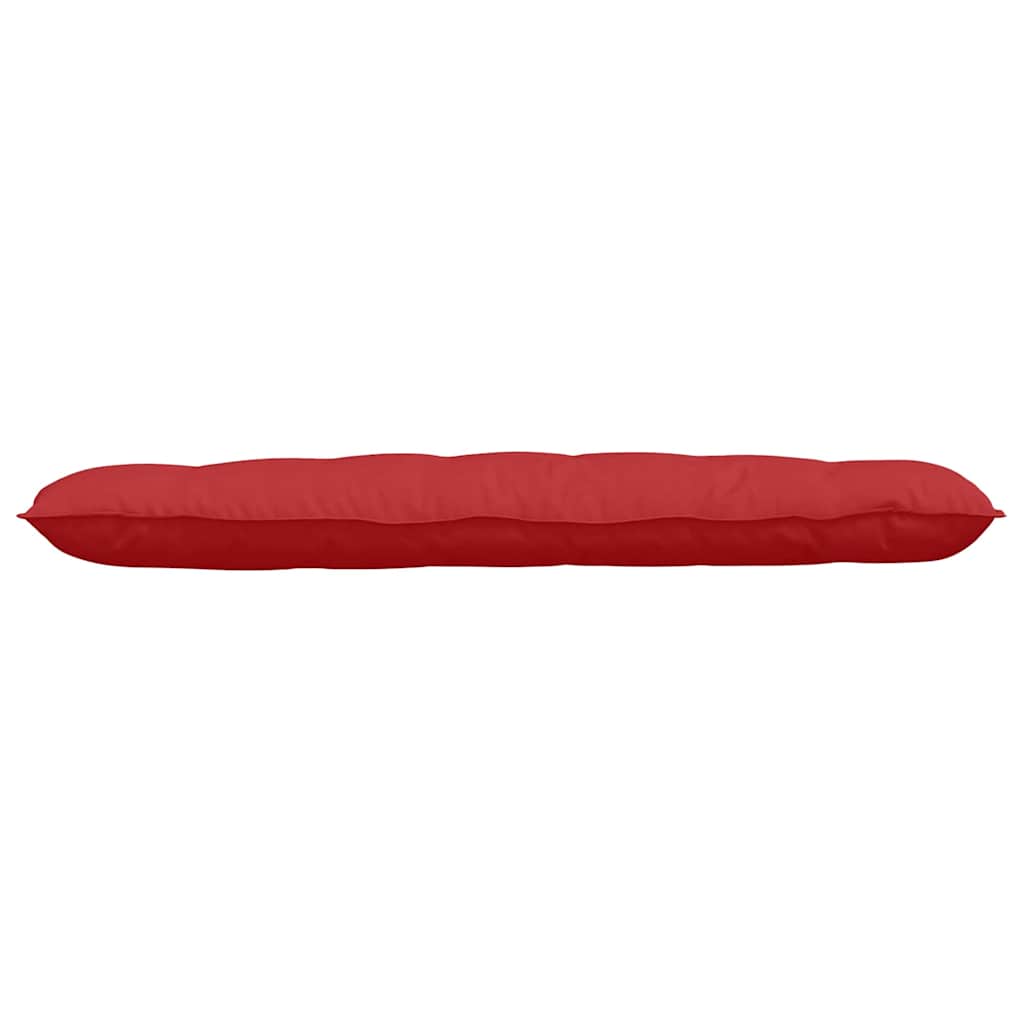 Rückenkissen Rot 160 x 19 x 50 cm Stoff