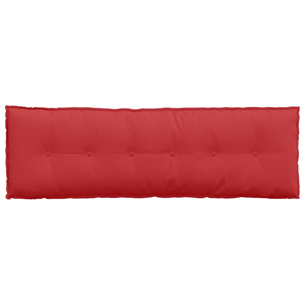 Rückenkissen Rot 160 x 19 x 50 cm Stoff