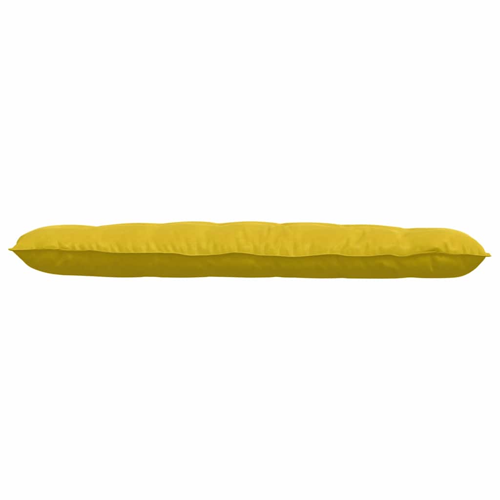 Rückenkissen Gelb 160 x 50 cm Cordstoff