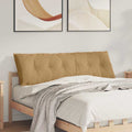Rückenkissen Braun 160 x 50 cm Cordstoff