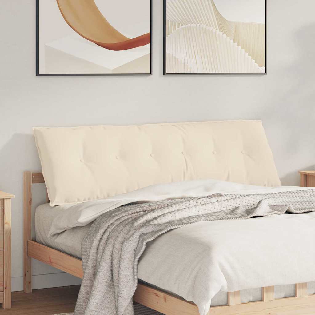Rückenkissen Beige 160 x 50 cm Mikrofaserstoff