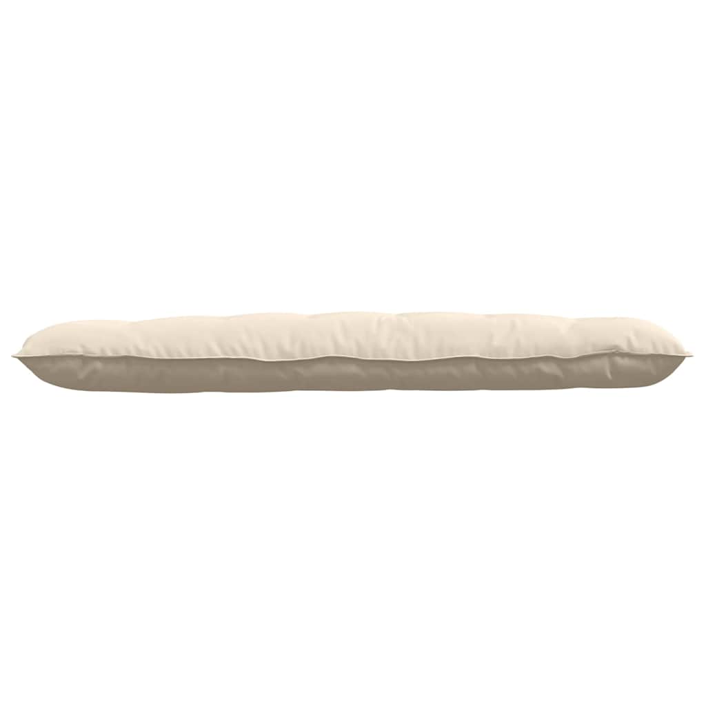 Rückenkissen Beige 160 x 50 cm Mikrofaserstoff