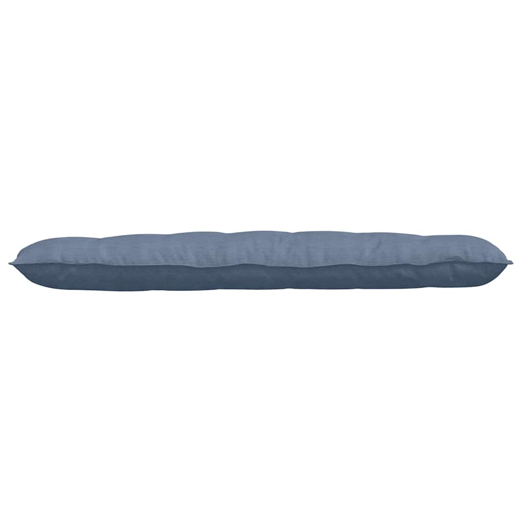Rückenkissen Blau 160 x 50 cm Cordstoff